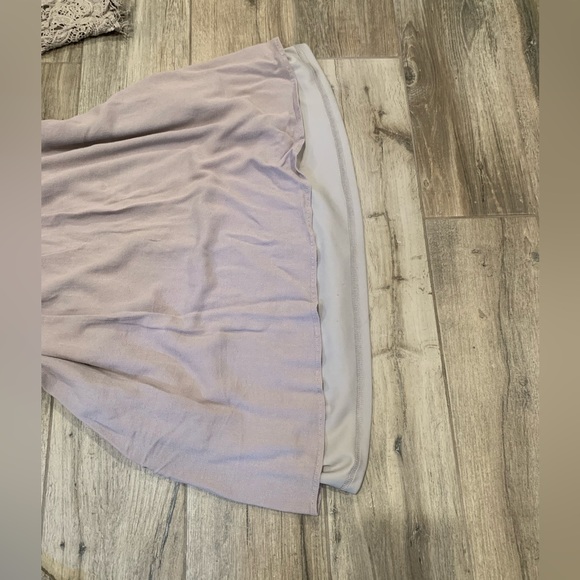 Listicle Light Gray/Crochet Button Back Long Boho Tunic Women’s Size Medium ae - Picture 3 of 6